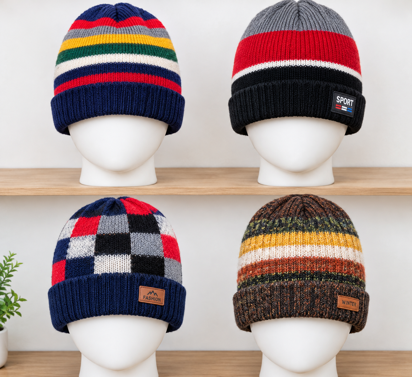 Gents Short woolen cap